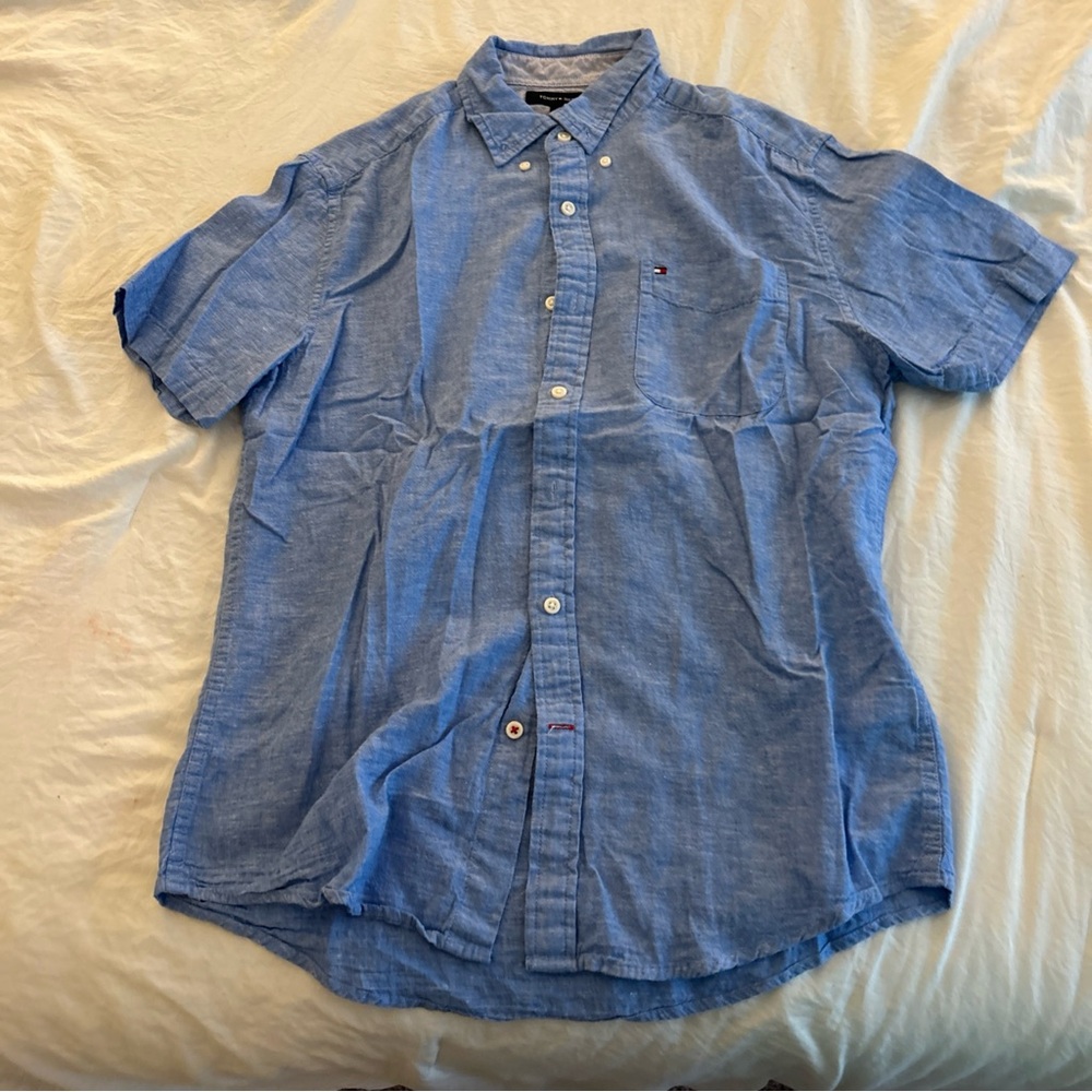Tommy Hilfiger Light Blue Casual Shirt